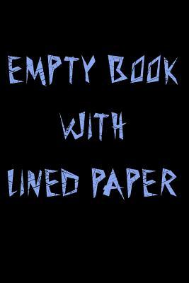 Read Empty Book with Lined Paper: 6 X 9, 108 Lined Pages (Diary, Notebook, Journal) -  | ePub
