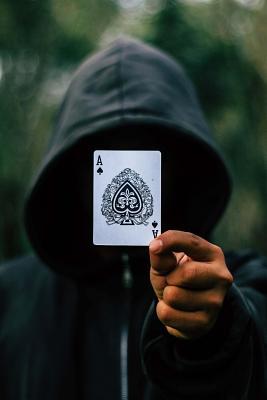 Full Download Man Holding the Ace of Spades: Blank 150 Page Lined Journal for Your Thoughts, Ideas, and Inspiration -  file in PDF