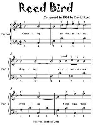 Read Online Reed Bird - Easiest Piano Sheet Music for Beginner Pianists - Silver Tonalities file in PDF