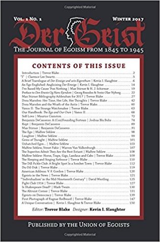 Download Der Geist: The Journal of Egoism from 1845 to 1945 (Der Geist #1.1) - Trevor Blake file in ePub