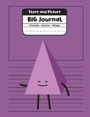 Full Download Story and Picture Big Journal: 3/4 Inch Rule, Skip a Line, 100 Pages, 8.5x11, Purple My Color Pals Primary Notebook - My Color Pals | PDF