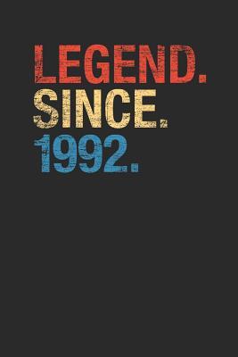 Download Legend Since 1992: Dotted Bullet Grid Notebook / Journal (6 X 9 -120 Pages) - Birthday Gift Idea - Legend Publishing | ePub
