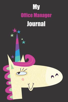 Read Online My Office Manager Journal: With A Cute Unicorn, Blank Lined Notebook Journal Gift Idea With Black Background Cover -  file in ePub