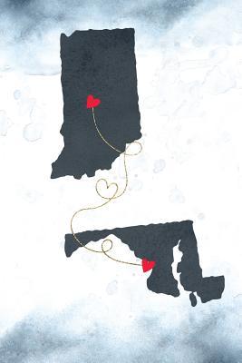 Read Indiana & Maryland: Long Distance Out of State Notebook - Blank Lines -  file in ePub