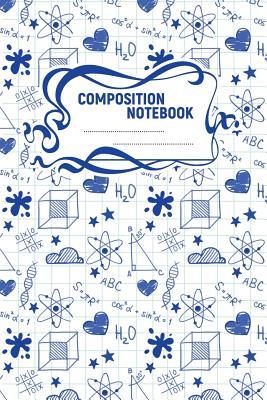 Read Online Composition Notebook: A 6x9 Inch Matte Softcover Paperback Notebook Journal With 120 Blank Lined Pages - Cursive Paper- Atoms Science Hearts -  file in PDF